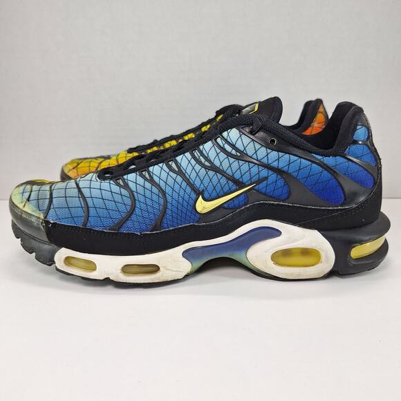 Nike Air Max Plus Greedy Multi-Color Athletic Shoes AV7021-001 Men's Size 9.5 - Picture 4 of 15